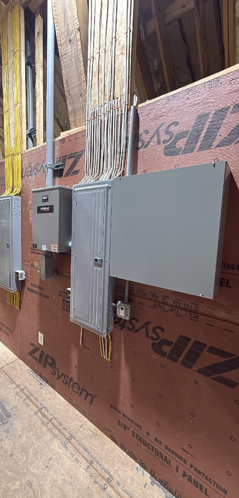 Electrical panel installation