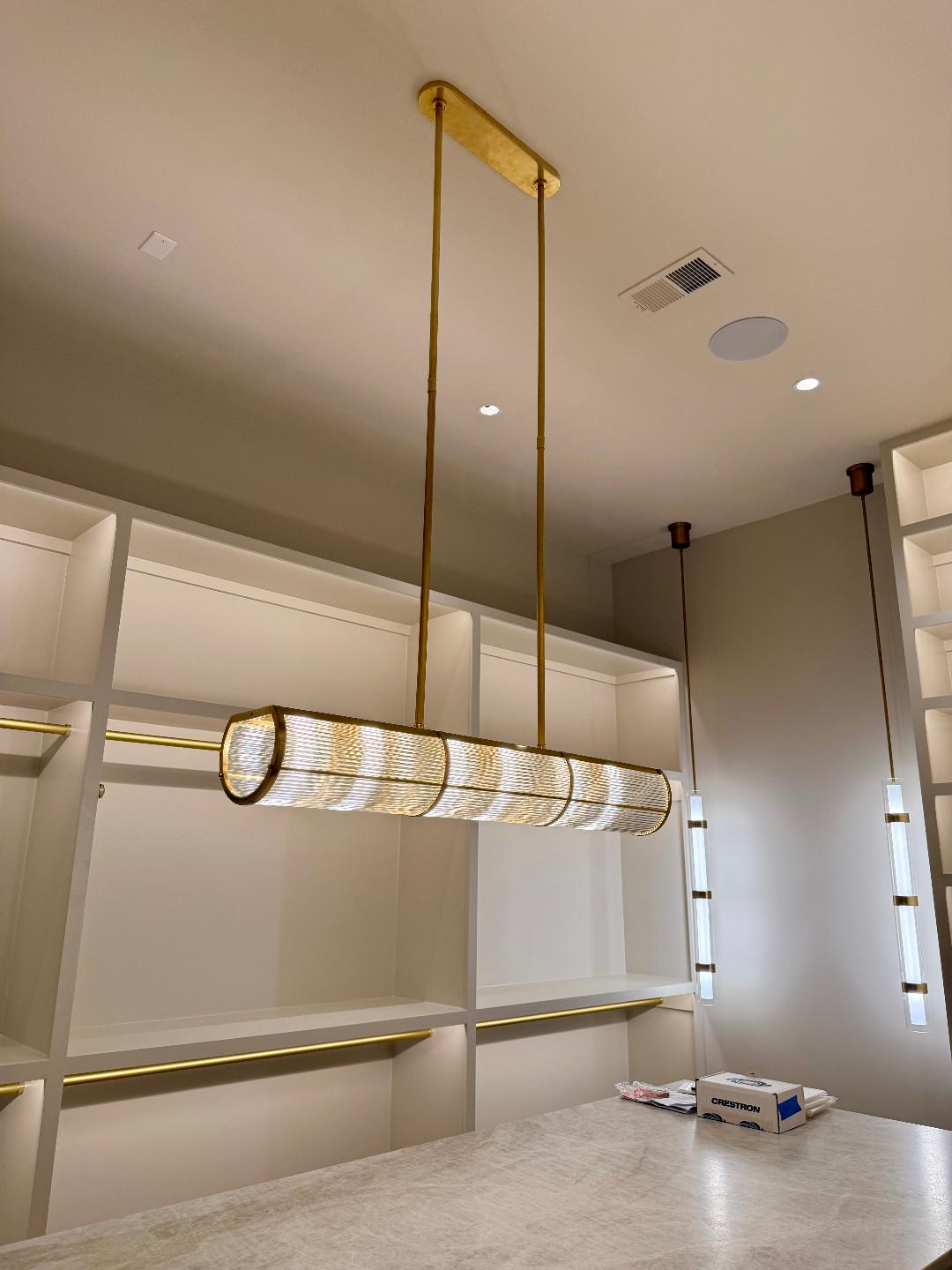 Decorative ceiling light installation