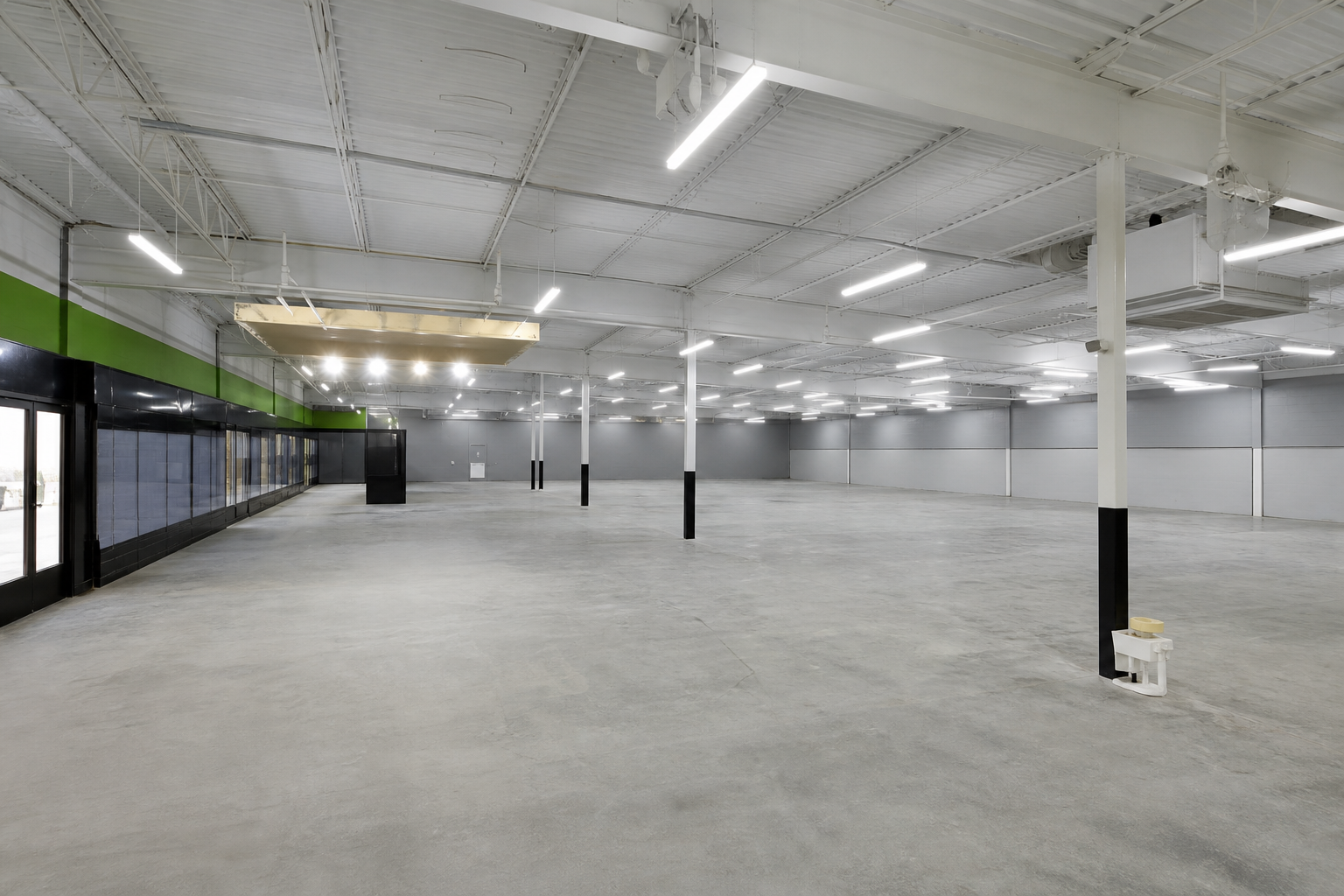 Completed commercial interior LED lighting installation shared by D1 Services